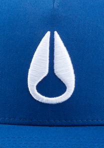 Trucker-Mütze mit Symbol - Royalblau / Schwarz View 4