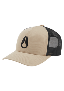 Iconed Trucker Hat - Khaki / Schwarz View 1