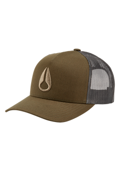 Iconed Trucker Hat - Vert olive