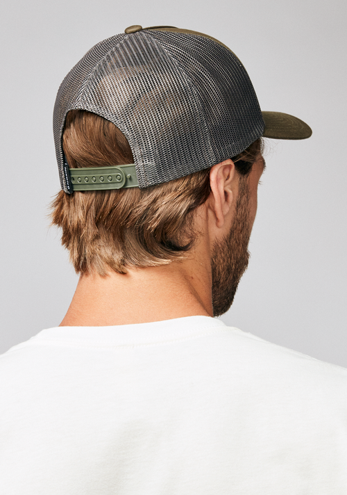 Iconed Trucker Hat - Vert olive