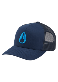 Iconed Trucker Hat - Marineblau / Blau