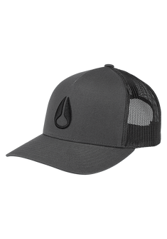 Iconed Trucker Hat - Kohle / Schwarz