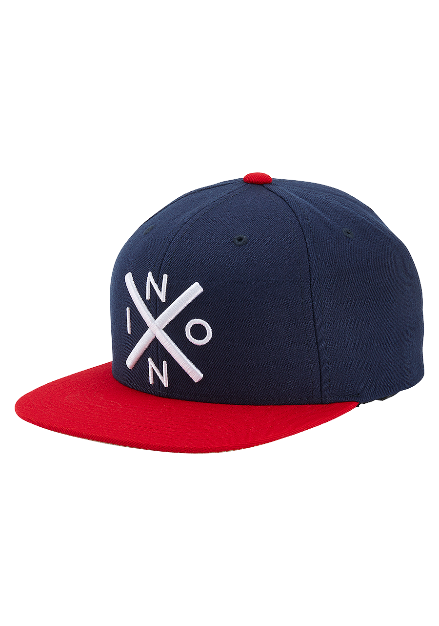 Exchange Snapback Cap - Marineblau / Rot View 1