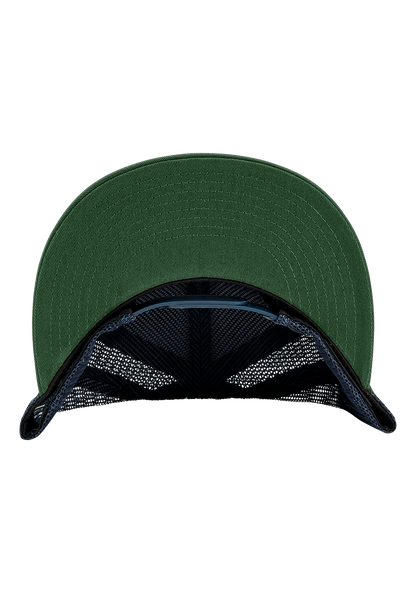 Team Trucker Hat - Green / Black View 4