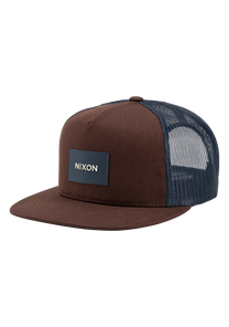 Team Trucker Hat - Bleu marine / marron View 1
