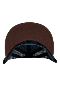Team Trucker Hat - Bleu marine / marron View 4