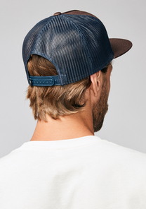 Team Trucker Hat - Bleu marine / marron View 7