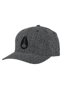 Deep Down Athletic Textured Hat - Schwarz gewebt View 1