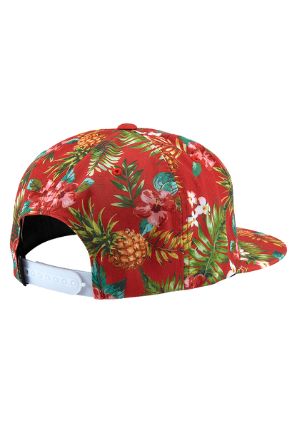 Tropics Cap mit Druckknopf - Rot View 2