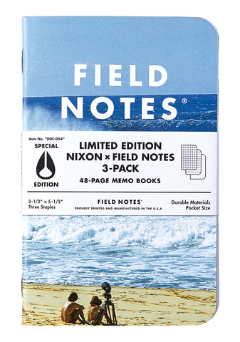 Field Notes Notizbücher X3
