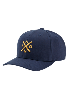 Exchange Flexfit Cap - Marineblau / Gold