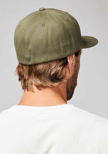 Exchange Flexfit Hat - Olive / Taupe View 7