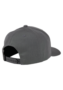 Wings Snapback Cap - Charcoal / White View 2