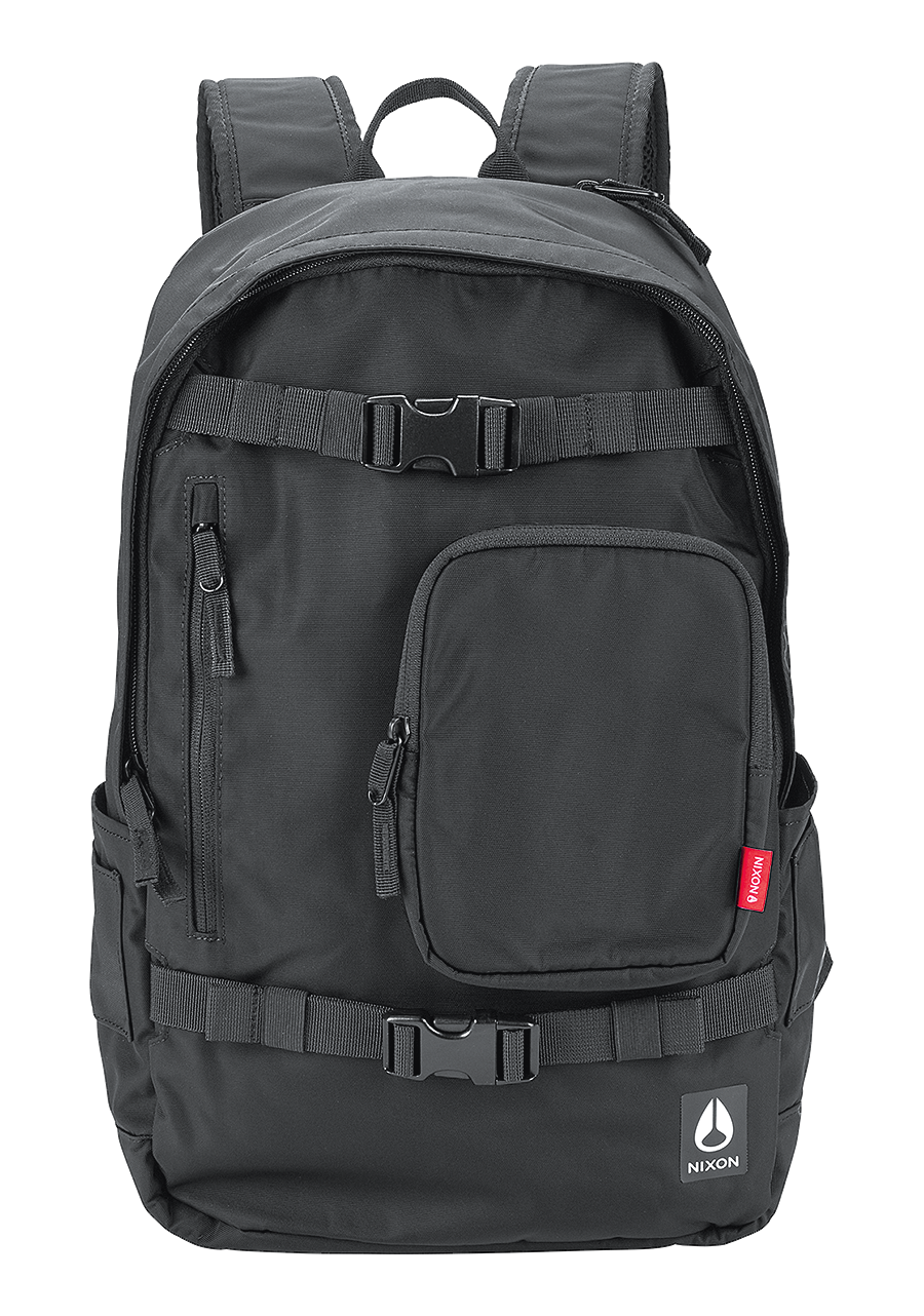 Smith Rucksack – Komplett schwarzes Nylon View 1