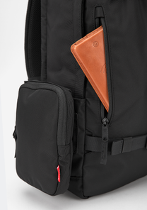 Smith Rucksack – Komplett schwarzes Nylon View 5