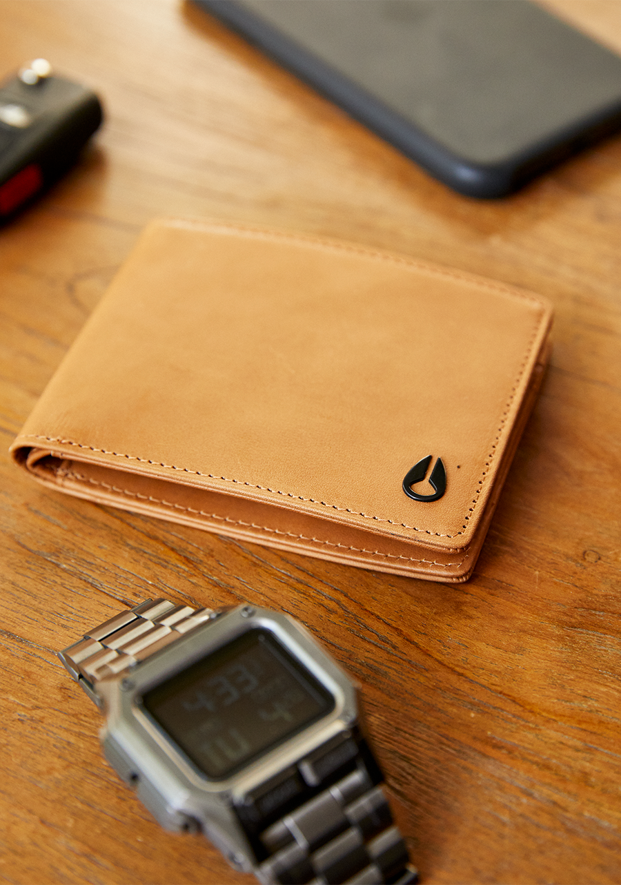 Portafoglio Cape Pelle - Marrone sella