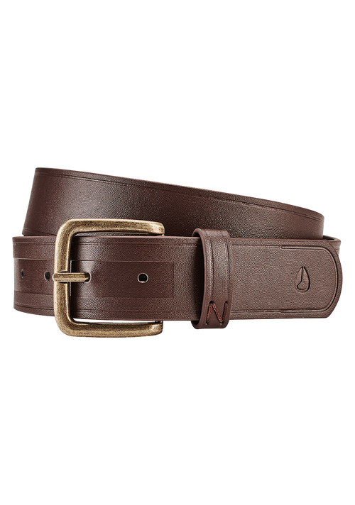 Ceinture DNA Vegan - Marron / doré