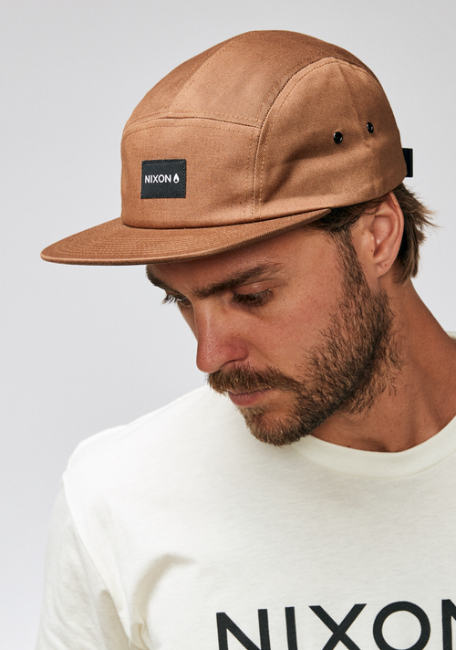 Miguel Cap mit verstellbarem Riemen - Braun