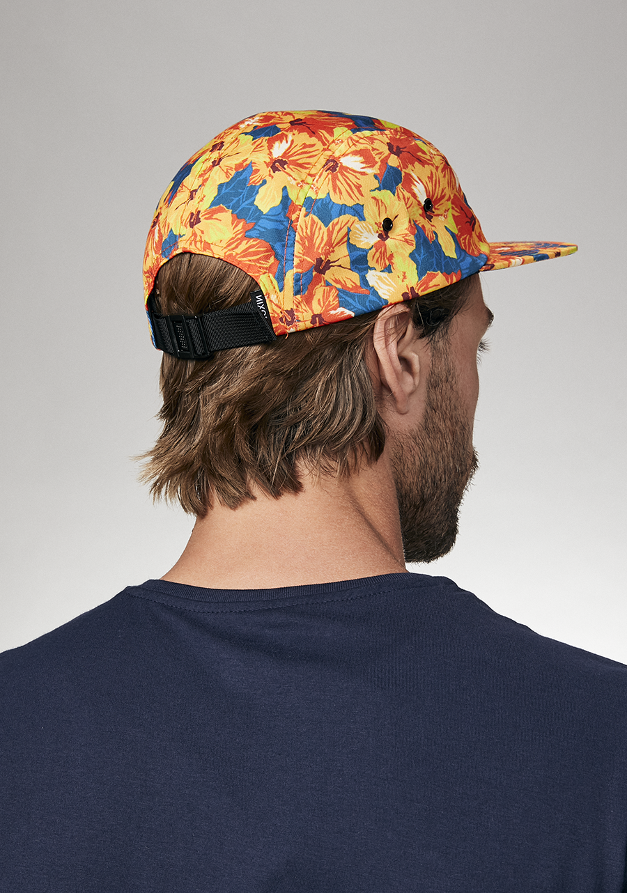 Mikey 5-Panel-Mütze - Orange / Mehrfarbig View 6