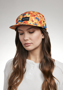 Mikey 5-Panel-Mütze - Orange / Mehrfarbig View 7