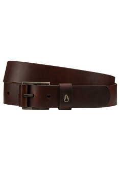 Ceinture Cuir Americana - Marron foncé