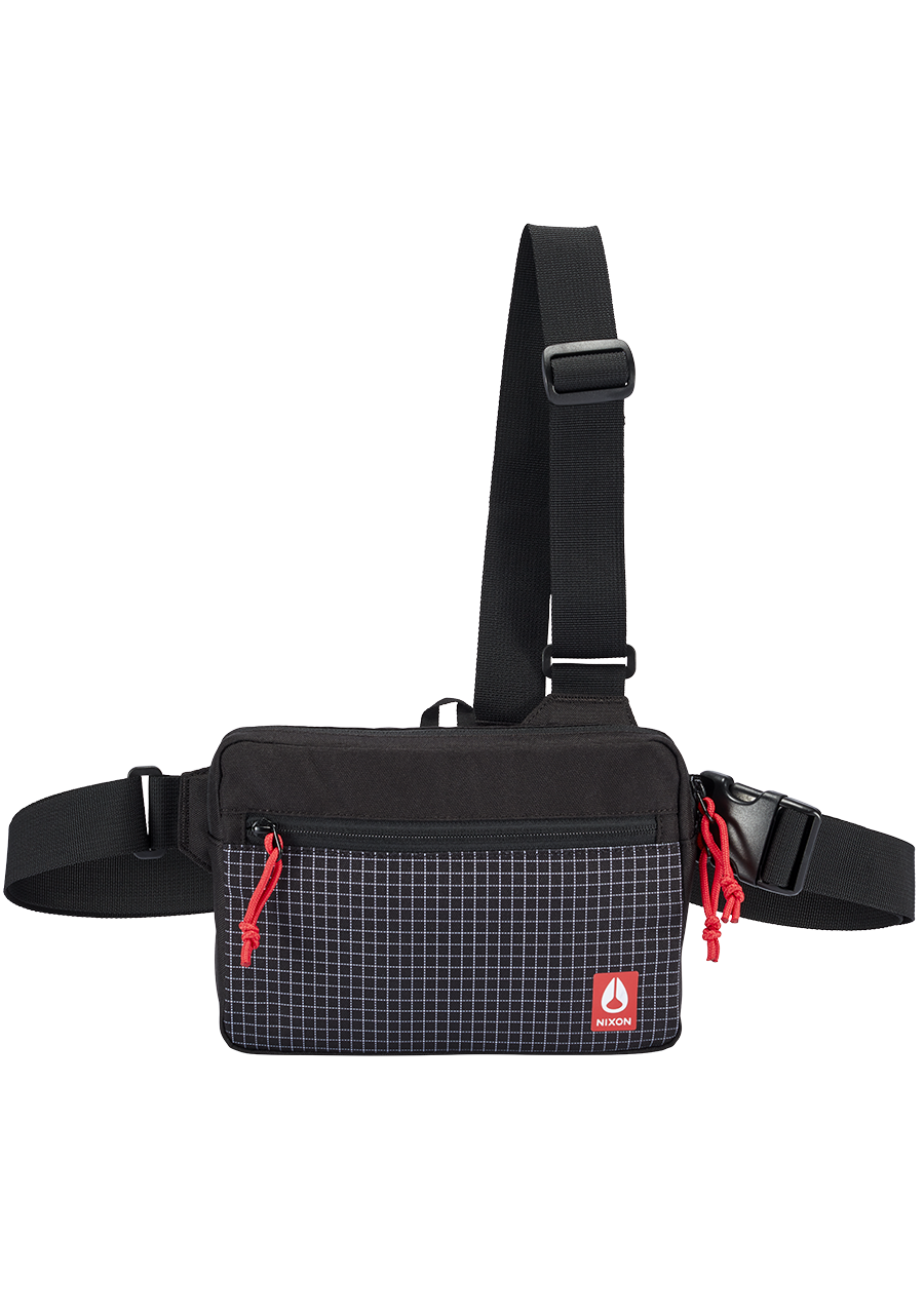 Bandit Schultertasche - Schwarz / Rot View 1