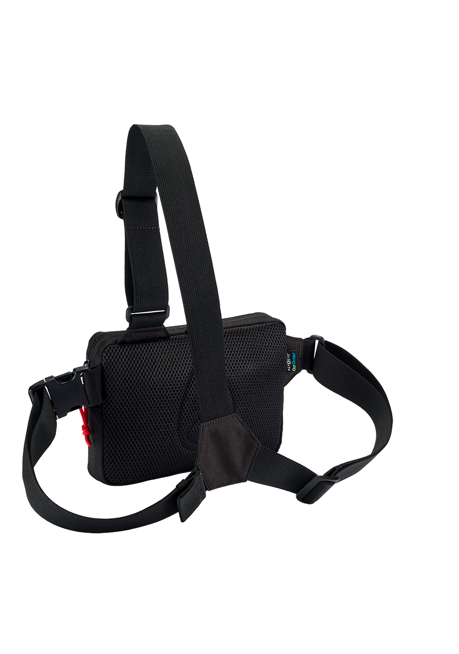 Bandit Schultertasche - Schwarz / Rot View 2