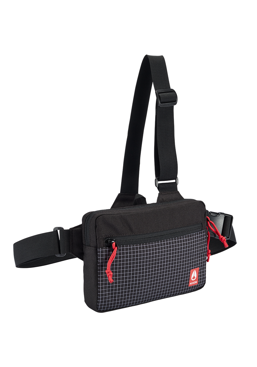 Bandit Schultertasche - Schwarz / Rot View 3