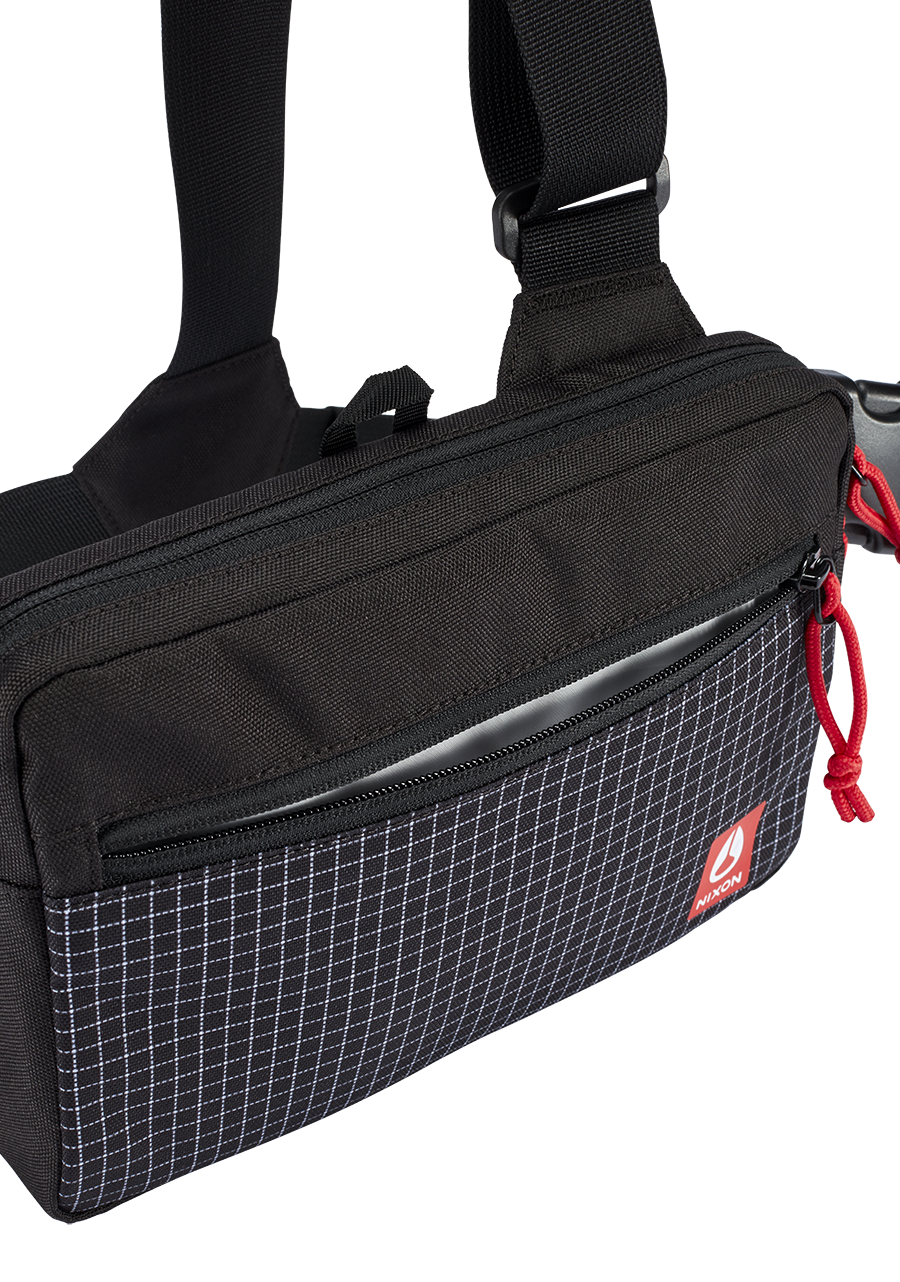 Bandit Schultertasche - Schwarz / Rot View 5