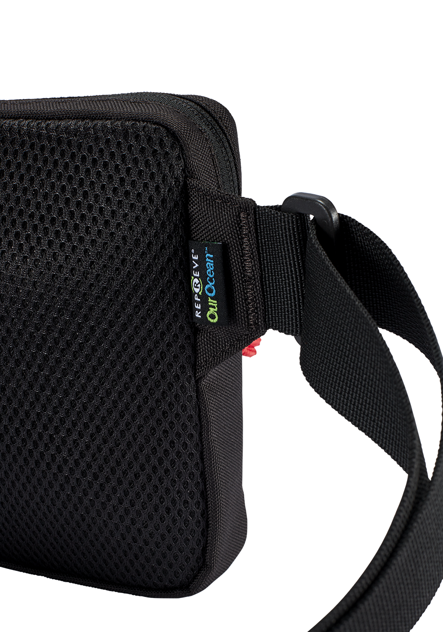 Bandit Schultertasche - Schwarz / Rot View 6