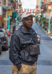 Bandit Schultertasche - Marineblau / Schwarz View 7