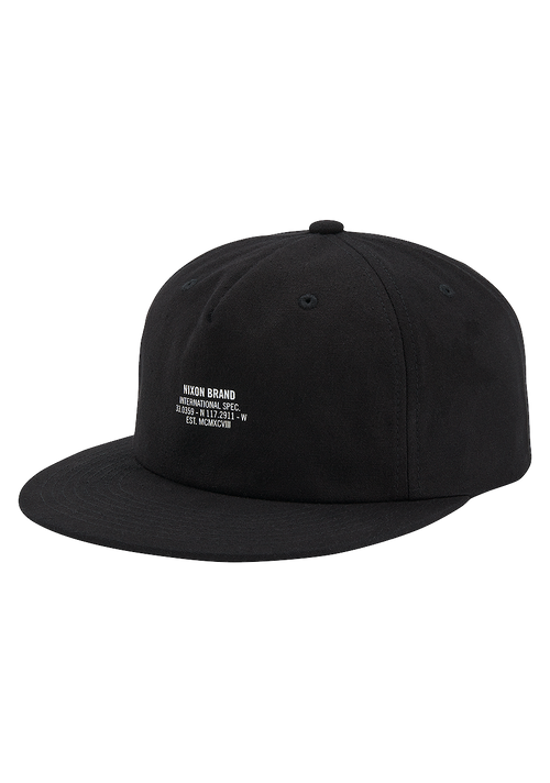 Fatigue Strapback Cap - Schwarz