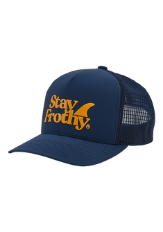 Casquette Snapback Frothy - Bleu nuit / jaune foncé