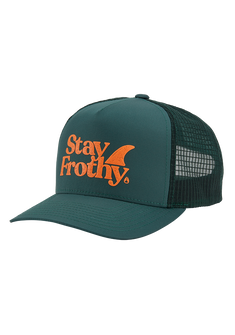 Frothy Snapback-Cap - Sage / Orange