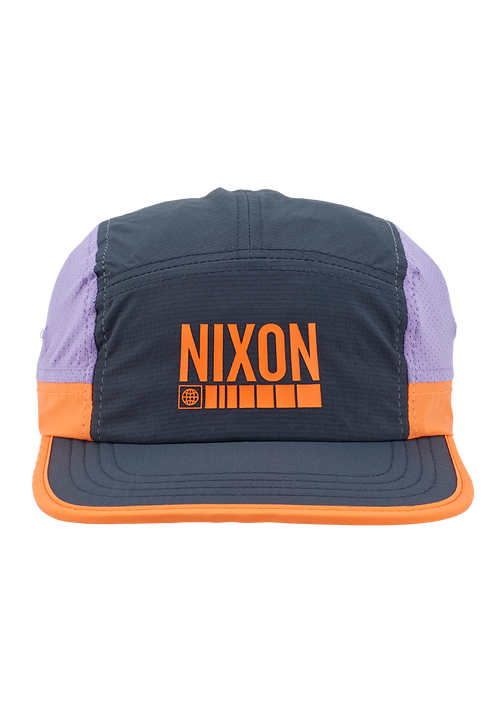 Night Runner Strapback-Cap - Dark Slate / Plum