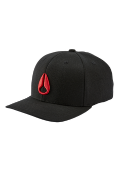 Deep Down Snapback - Schwarz / Rot