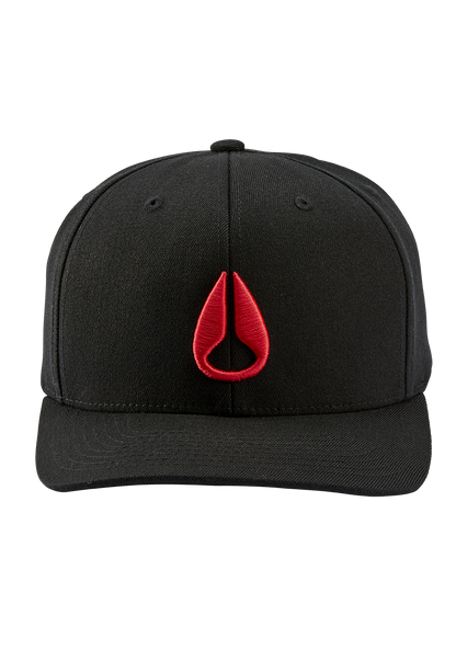 Deep Down Snapback - Schwarz / Rot View 3