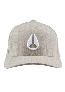Deep Down Snapback - Gris moucheté / blanc View 3