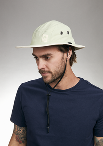 Schmaler Hut mit voller Krempe - Pastellgrün View 5