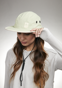 Schmaler Hut mit voller Krempe - Pastellgrün View 7