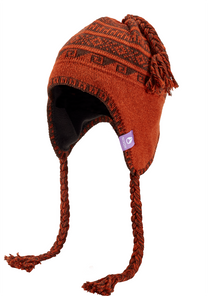 Bennett Beanie mit Ohrenklappen - Vintage Orange View 1