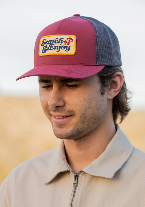 Searchin Trucker - Burgundy / Gray