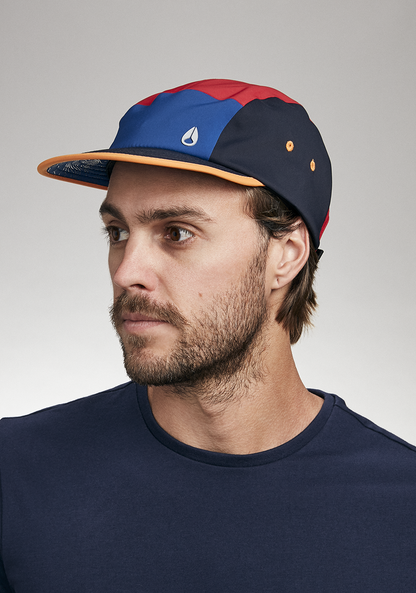 Mikey Tech Strapback - Bleu marine / multicolore View 5