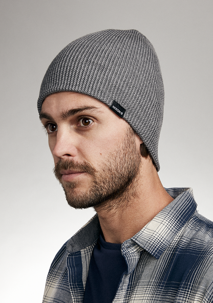 Kingman Wool Beanie - Grigio mélange View 3