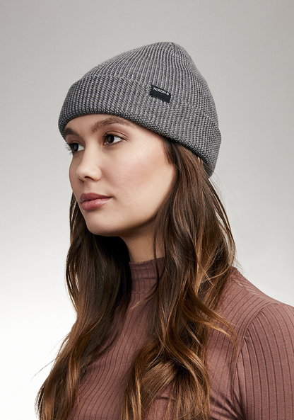 Kingman Wool Beanie - Grigio mélange View 5