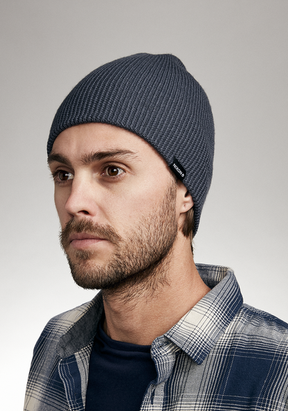 Kingman Wool Beanie - Blu navy View 3