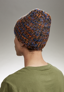 Owens Beanie - Schwarz / Blau Multi View 4