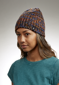 Owens Beanie - Schwarz / Blau Multi View 5