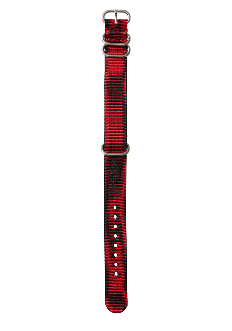 Rolling Stones 20mm Bracelet Monobloc Recyclé - Rouge