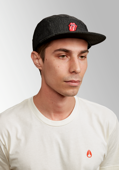 Rolling Stones Strapback - Schwarz